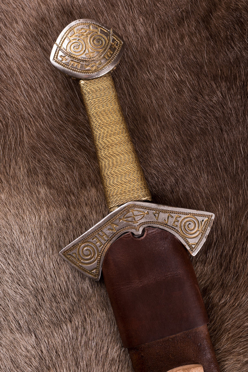 Espada vikinga Langeid, semi-afilado 