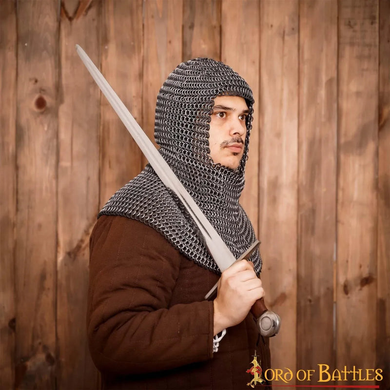 Ringbrynjehuva, aluminium & gummi 10 mm 