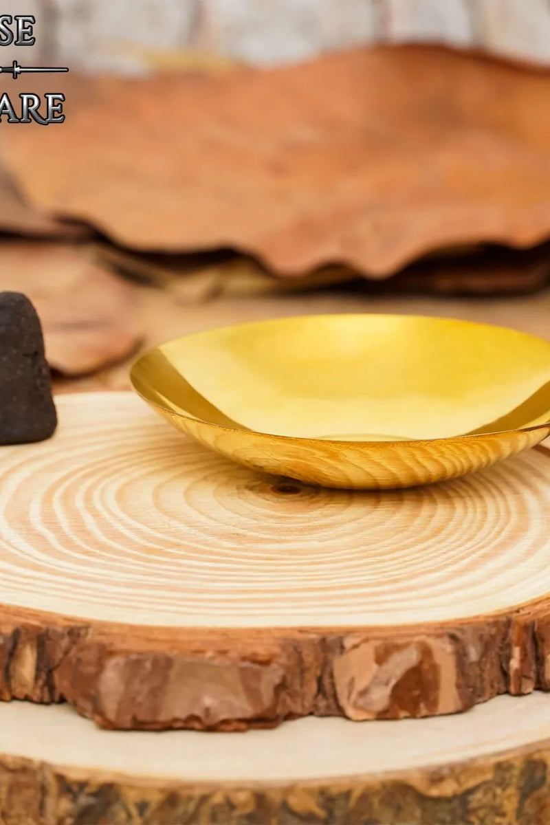 Messingen wierookschaaltje