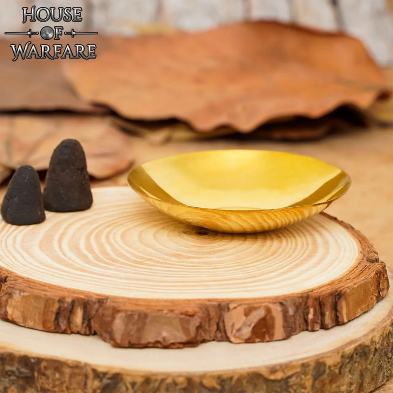 Messingen wierookschaaltje