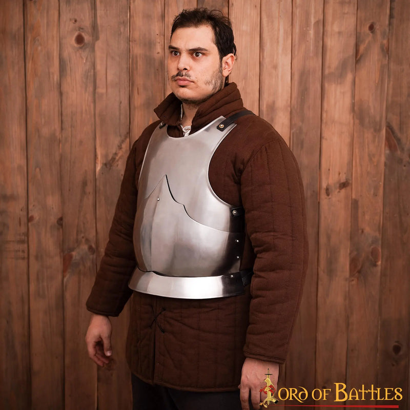 15e eeuwse borstkuras, zwart, 1.6 mm