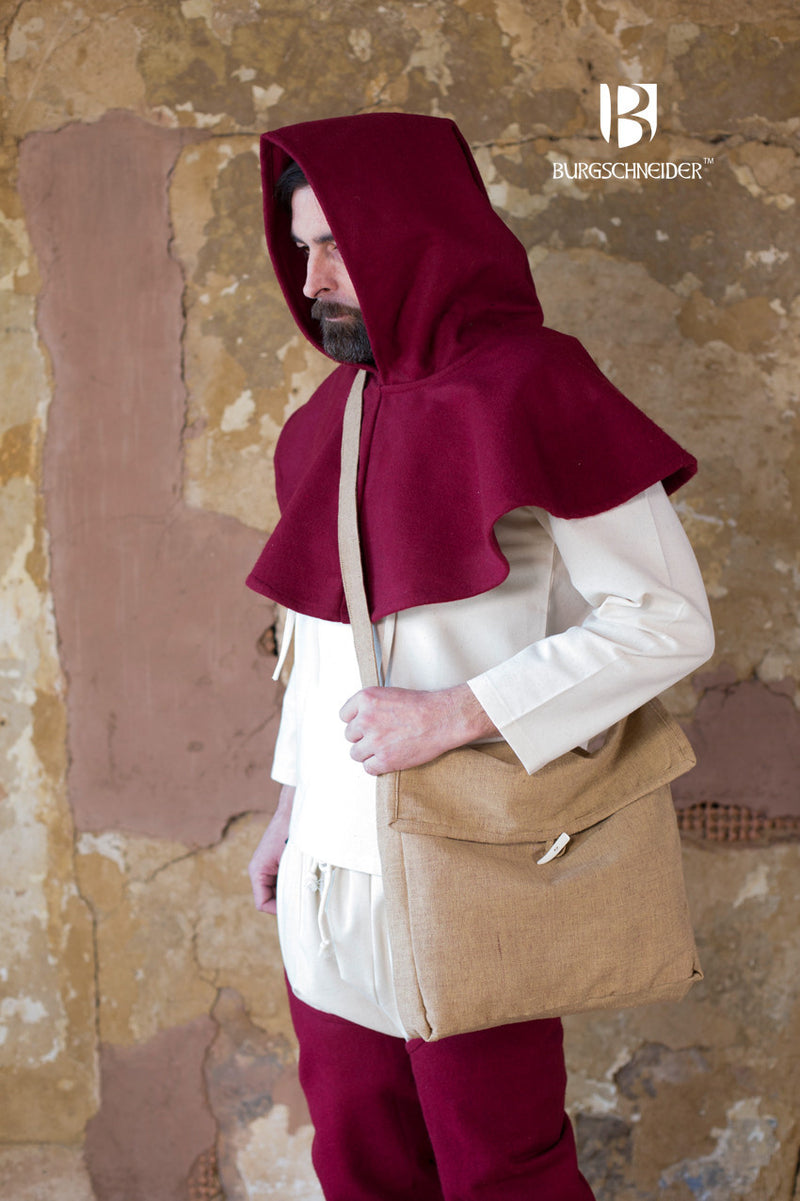 Chaperon Cucullus (red), wool mix