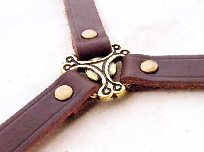 Rusvik belt divider, silvered