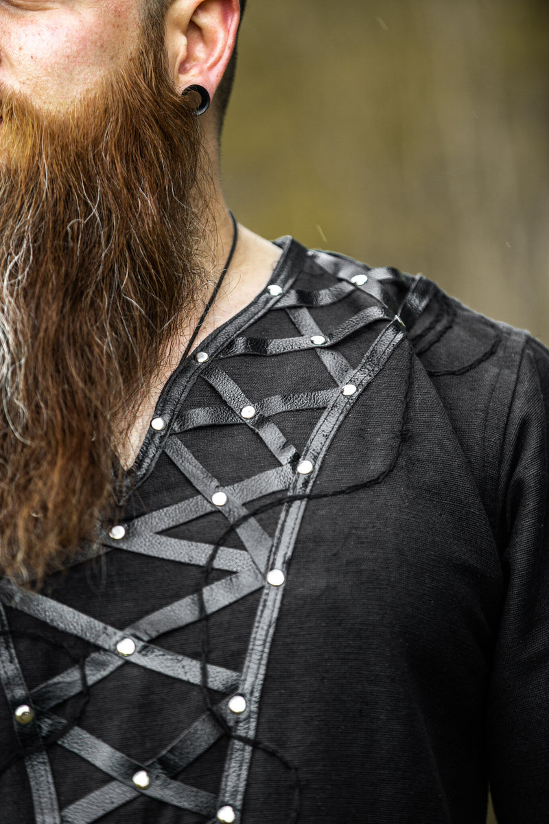 Viking tunika farulfr, sort