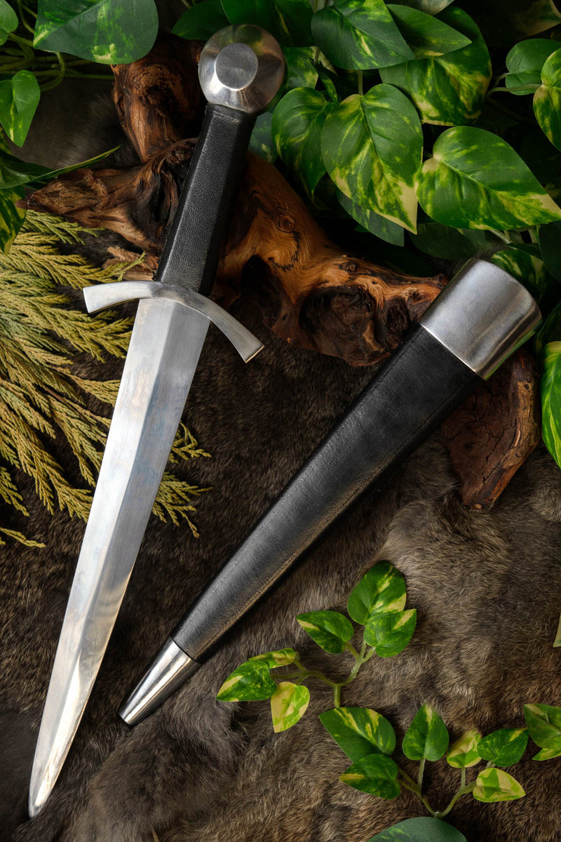 Middeleeuwse Quillon dagger, semi-scherp