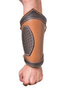 Morrigan Keltische leren bracers, onderarmbeschermers