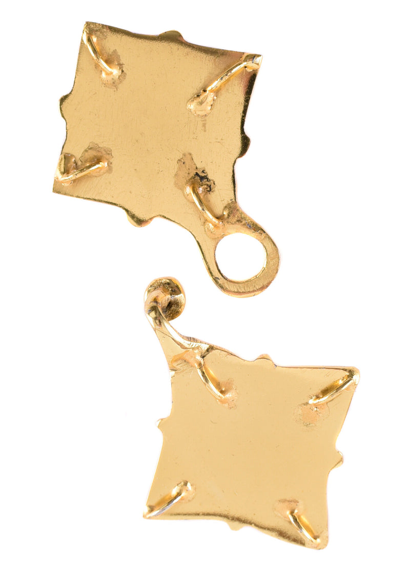 Tweedelige Vikingbroche, messing