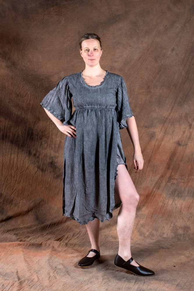 Frieda Sommerkleid, graublau 