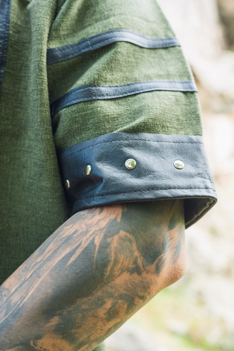 Viking tunique Rollo, vert 