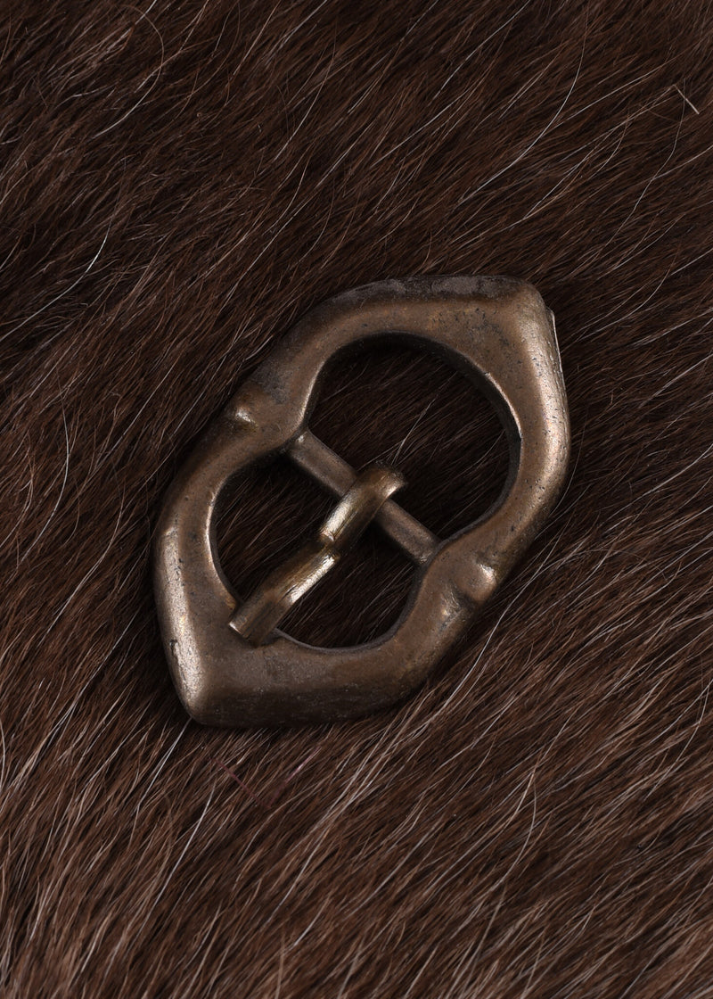 Due pezzi fibbia 4 x 2,5 cm 