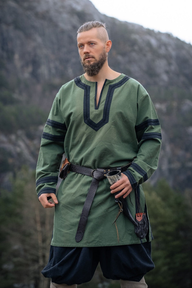 Viking tuniek Bjorn, groen