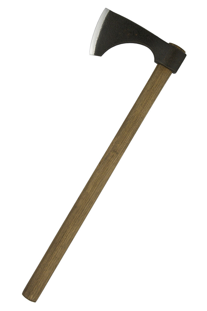 Korte baardbijl, antieke afwerking, type C, semi-scherp