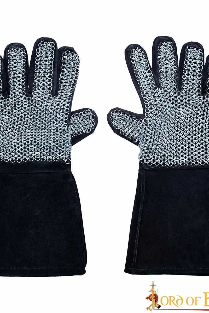 Maliënhandschoenen, ongeklonken ronde ringen