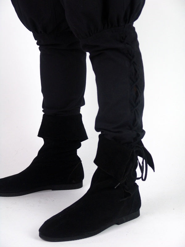 Landsknechtbroek Gustav, zwart/rood