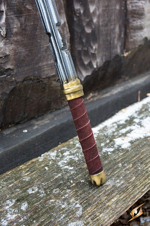 LARP War hammer with precious stone