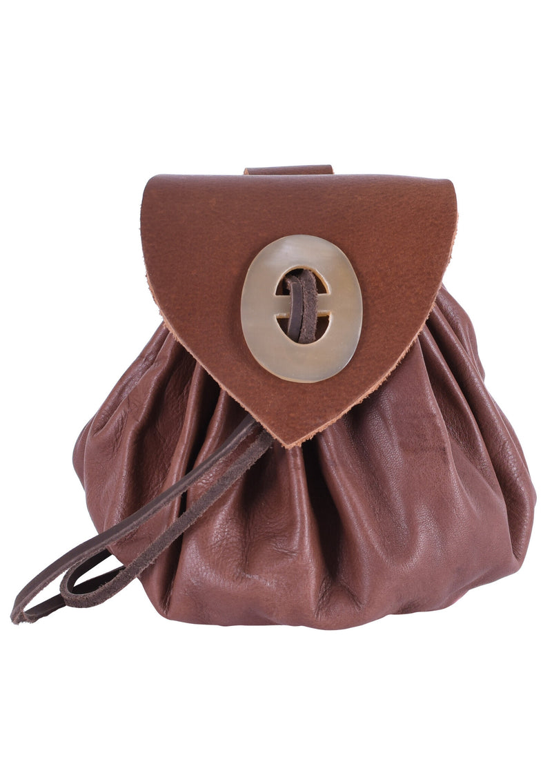 Medeltida penningpung Chester, rödbrun 