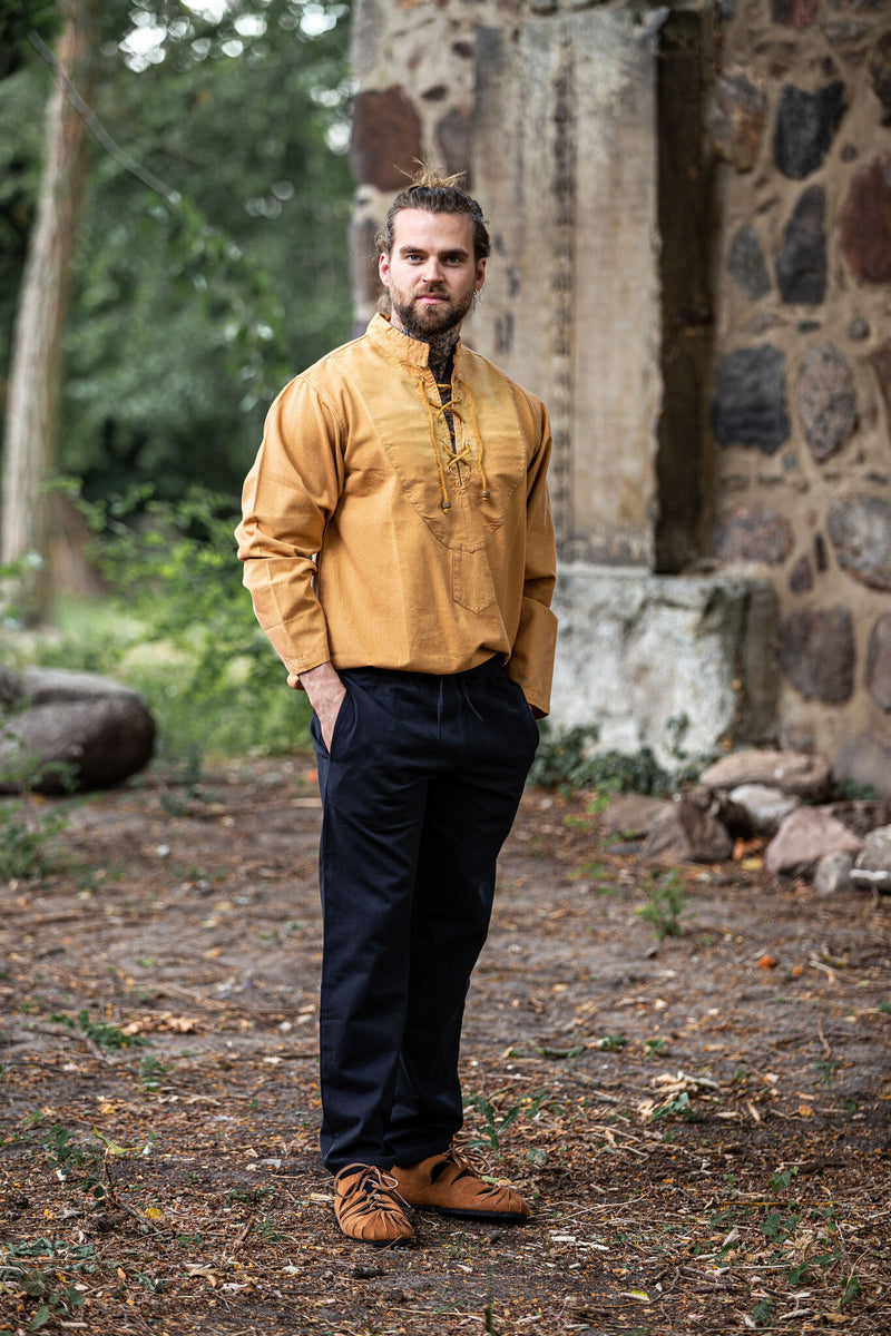 Handgeweven shirt, honing