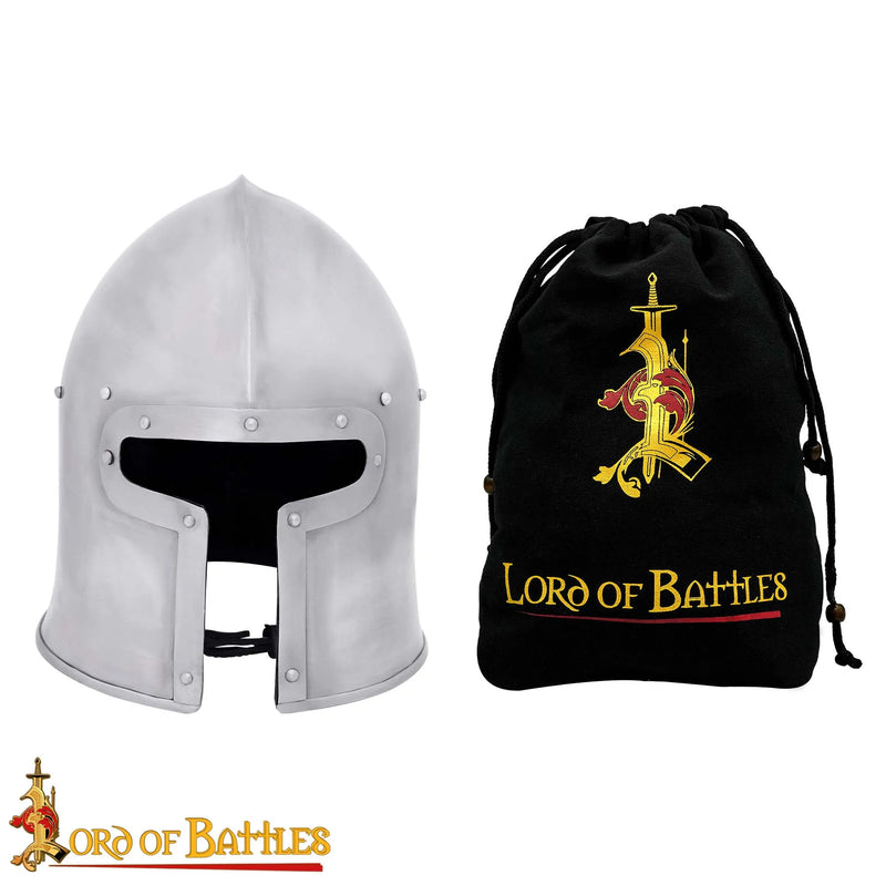 15e eeuwse Italiaanse barbute, 1.6 mm