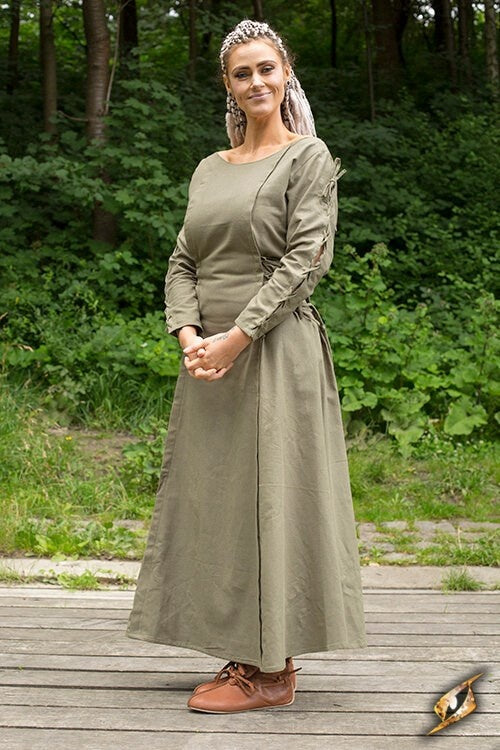 Vestido Morgaine, verde 