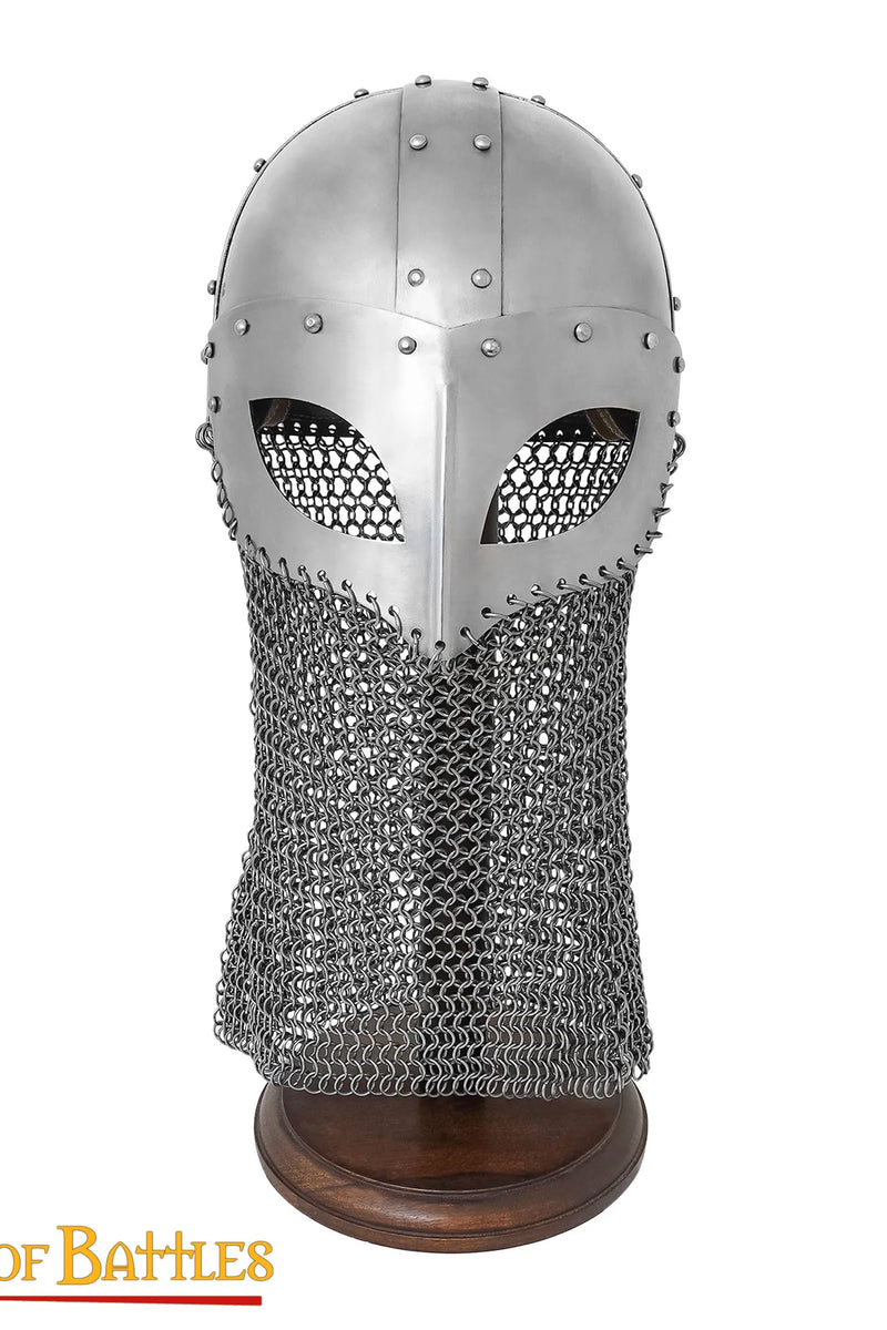10e eeuwse Viking brilhelm met maliën, 1.6 mm