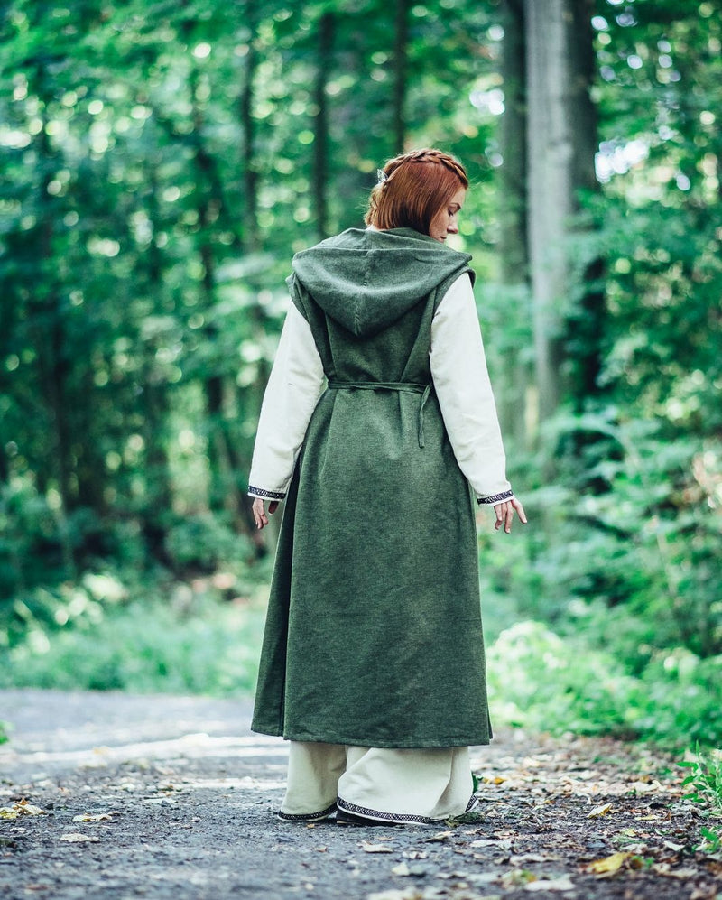 Omlottklänning Thyra, grön 