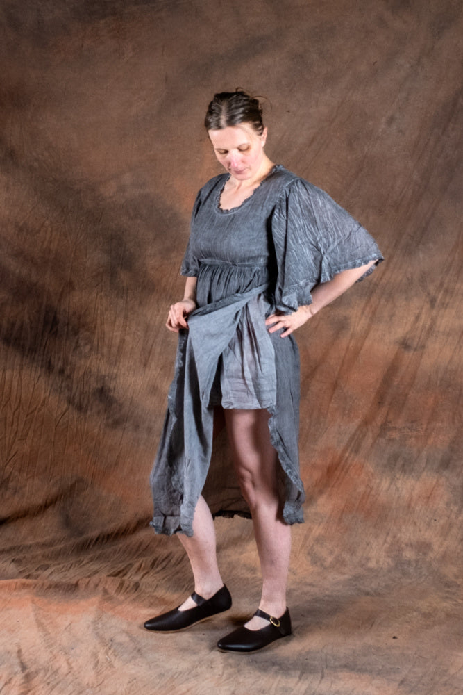 Frieda Sommerkleid, graublau 