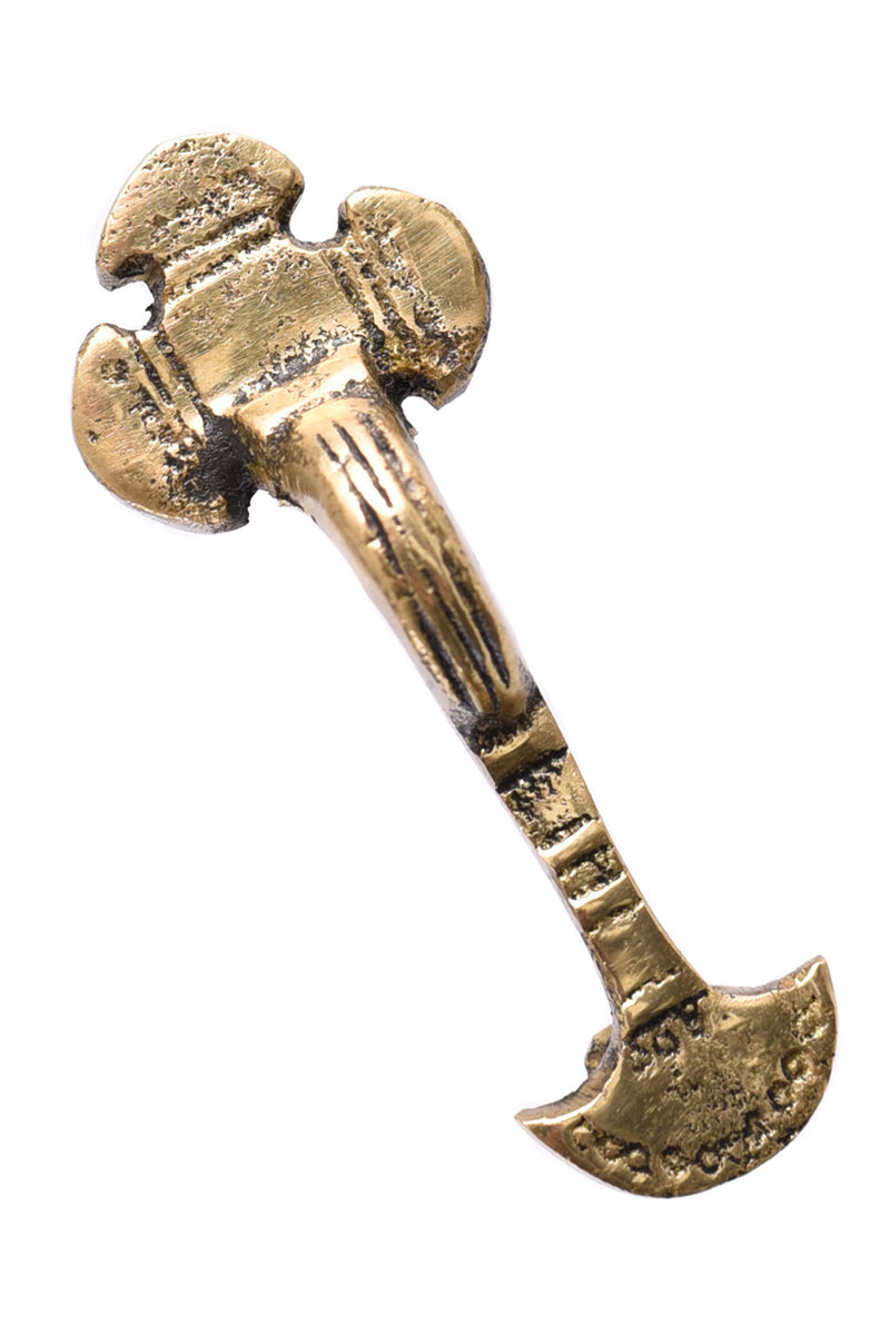 Romeinse beugelfibula, messing