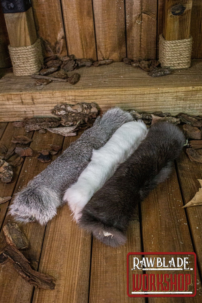 Futro królika - białe