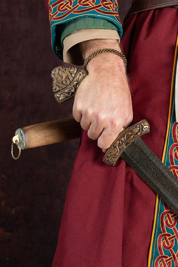 Viking zwaard Dybek damascus, semi-scherp