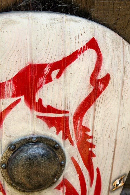 LARP Norman shield wolf