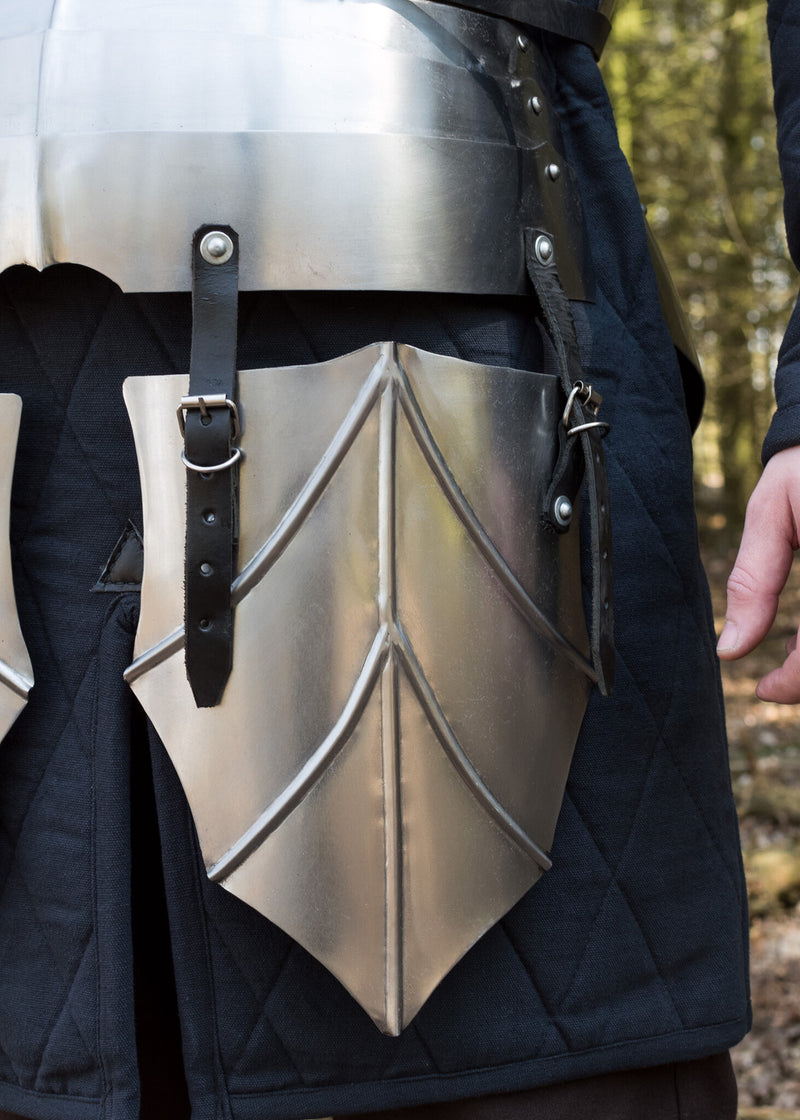 Gotisk bröstharnesk med tassets, 1-1,2 mm 