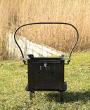 Vuurplaat met grill en kookplaten