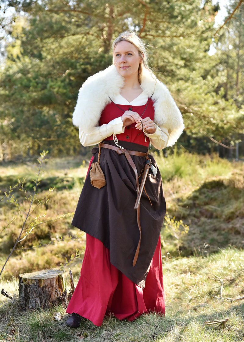 Medieval kirtle Lene, red