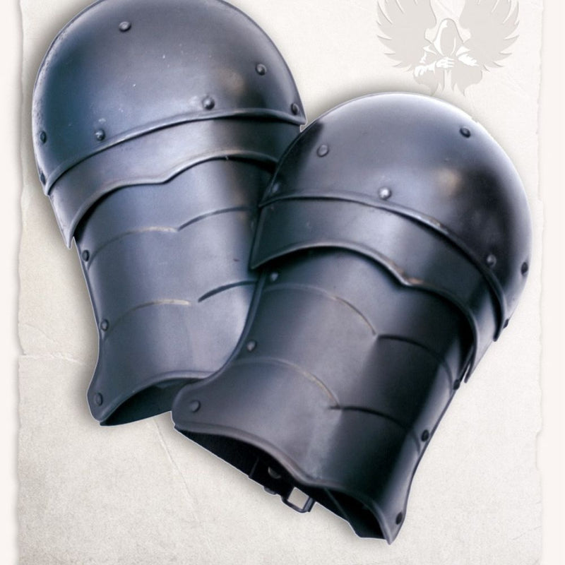 Spaulders Markward, zwart, 1.2 mm