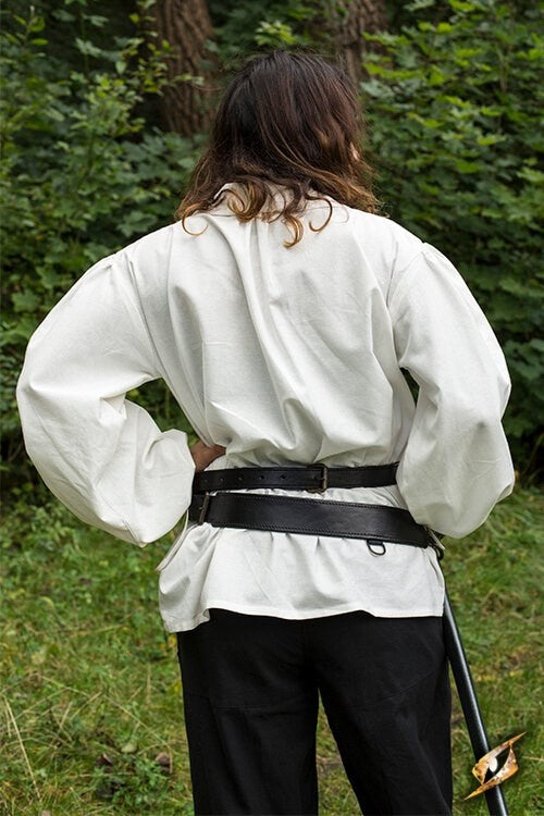 Deux pièces ceinture d’épée, noir 