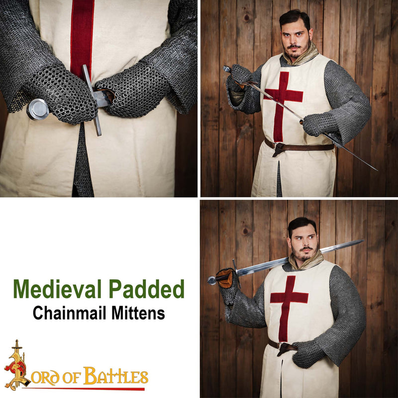 Maliënwanten, muffs platte ringen ronde klinknagels