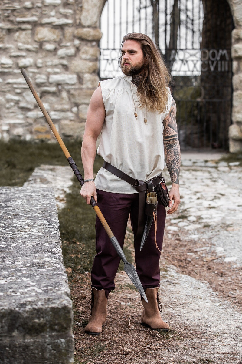 Middeleeuws hemd Louis, creme