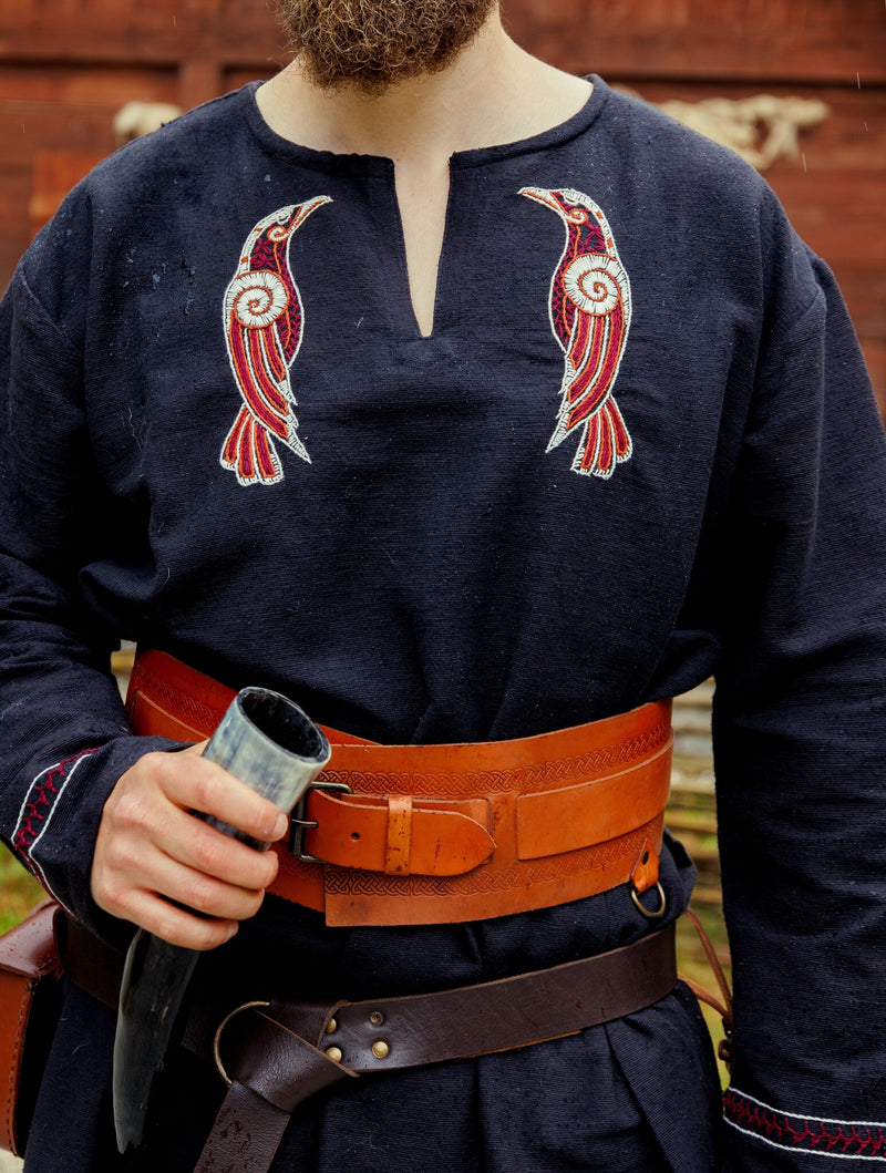 Viking Tuniek Hugin & Munin, zwart