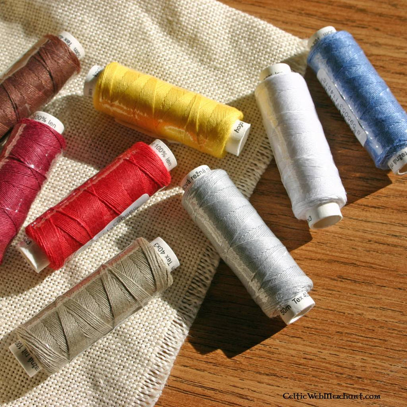 Fil de lin jaune, 50 m 