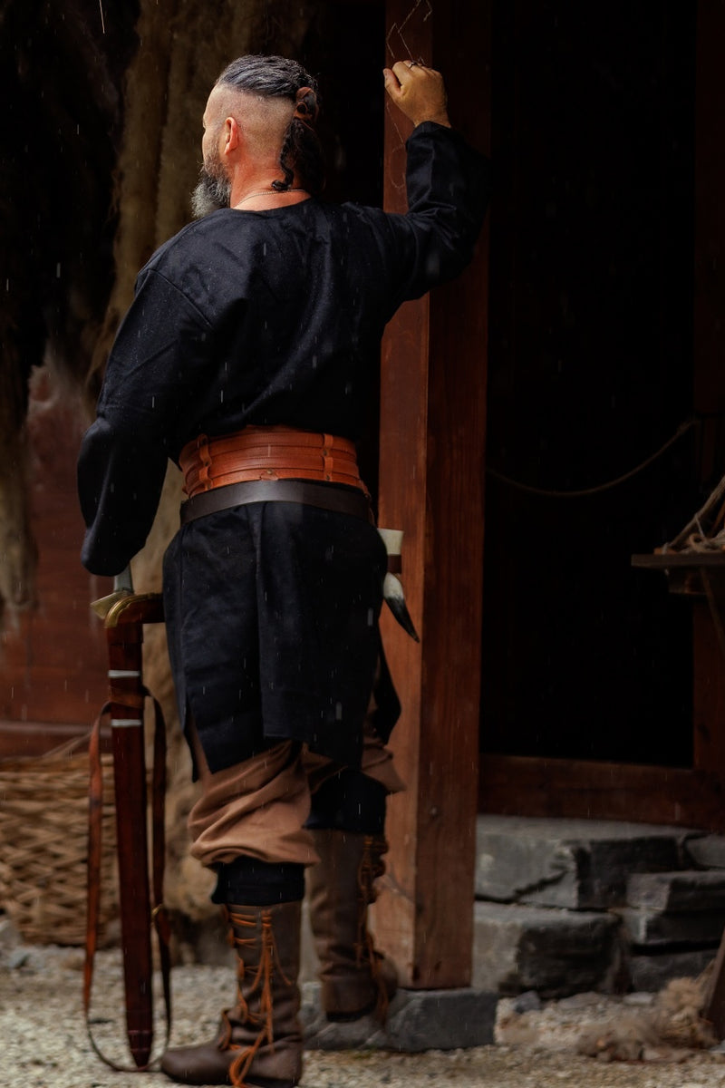 Tunika Folcart, svart, ullblandning 