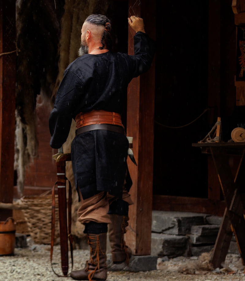 Tunika Folcart, svart, ullblandning 