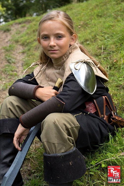 RFB colletto wambuis con spallacci, beige M/L 