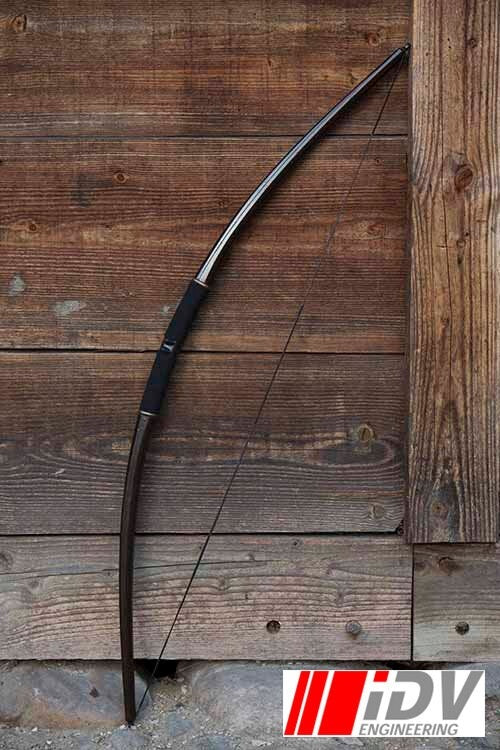 LARP boog 26 lbs, bruin-goud