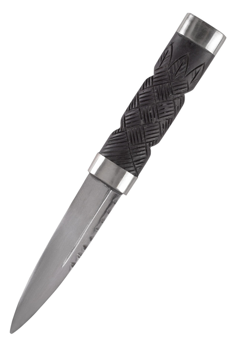 Zwarte sgian dubh, semi-scherp