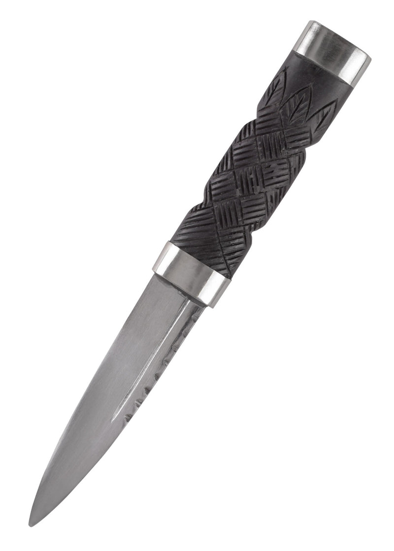 Zwarte sgian dubh, semi-scherp