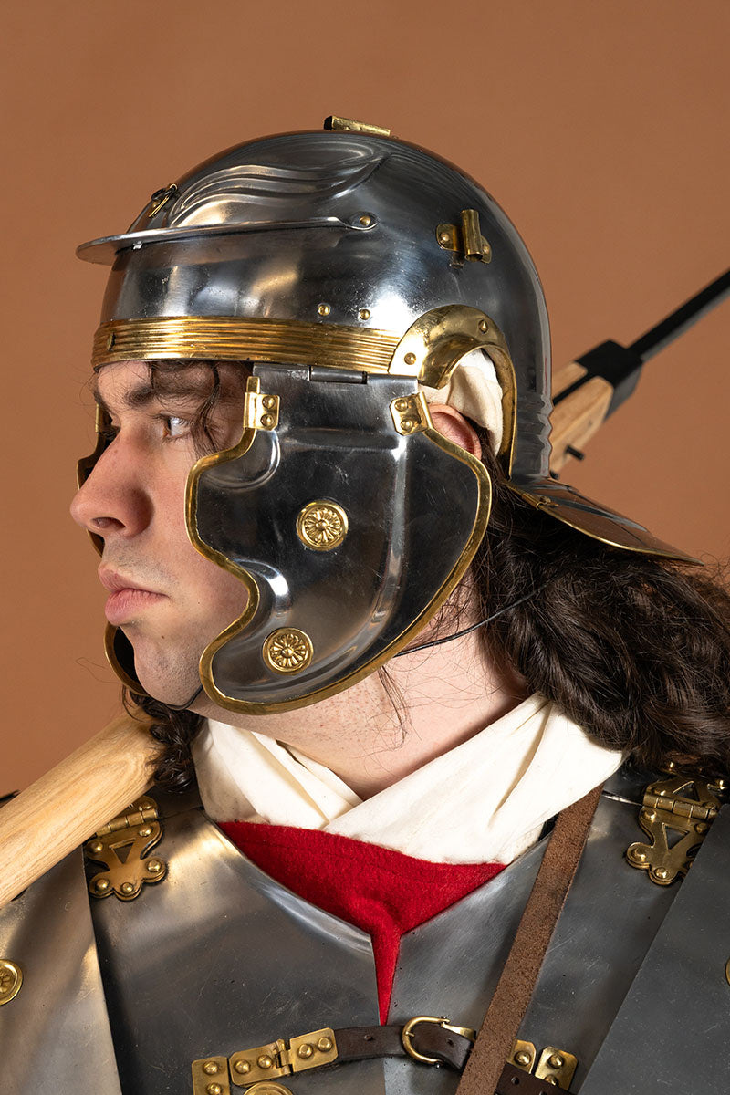 Imperiale Gallische galea F, Vesontio, Weisenau, 1.3 mm