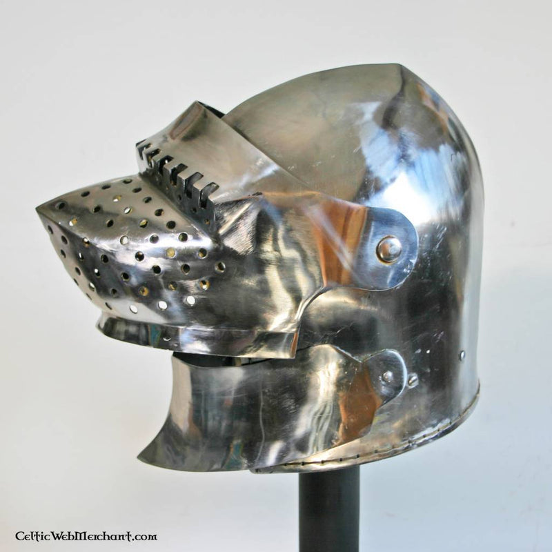 Franse grote bascinet, 2 mm (battle-ready)