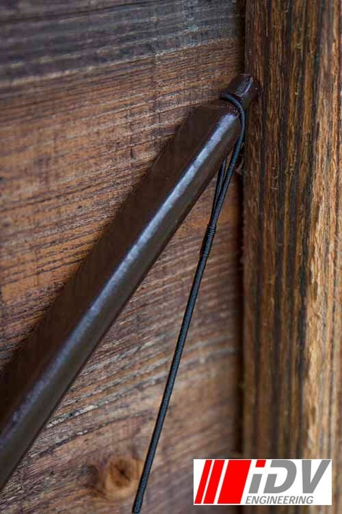 LARP boog 26 lbs, bruin-goud