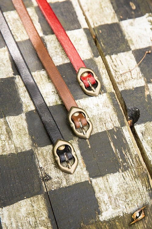 Renaissansbälte Ambrose, röd 