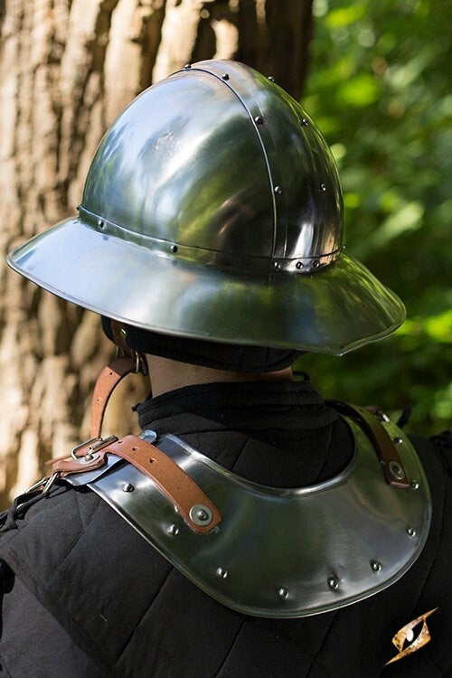 Middeleeuwse gorget Warrior, 1 mm